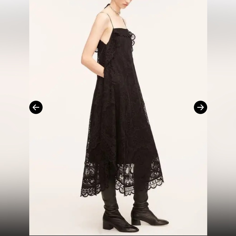 REBECCA TAYLOR Doily Lace Midi Dress